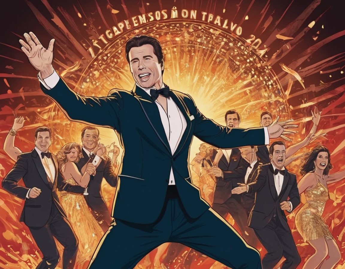 John Travolta Lights Up Sanremo 2024 with Iconic Dance Moves